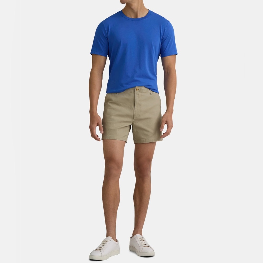 NWOT - Stretch Twill Flat Front Shorts, 9" Inseam